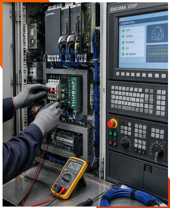 Ремонт систем ЧПУ Okuma OSP в Кузнецке